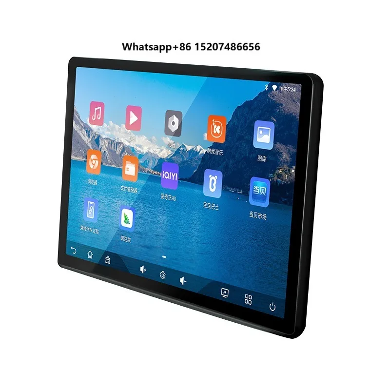 Factory 32GB 12.95 Inch Universal Android Rear Seat Entertainment 2K Touch Screen Portable Car Headrest
