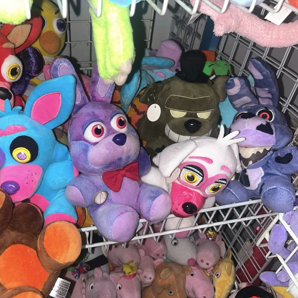 In Stock Five Night At Freddy Fnaf Cute Plush Toys Game Doll Bonnie Bear Foxy Cartoon Stuffed Dolls Freddy Toy Gifts