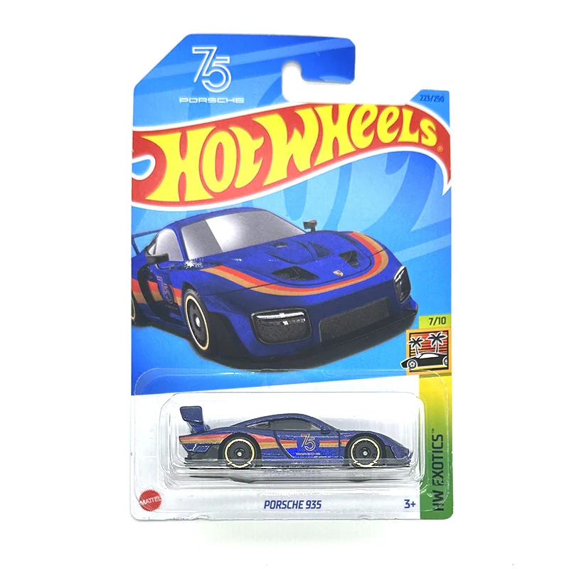 Original Hot Wheels 1/64 Diecast Car C4982-N Corvette Audi 90 Quattro Mclaren Solus GT Volvo Porsche 911,Toys For Kids