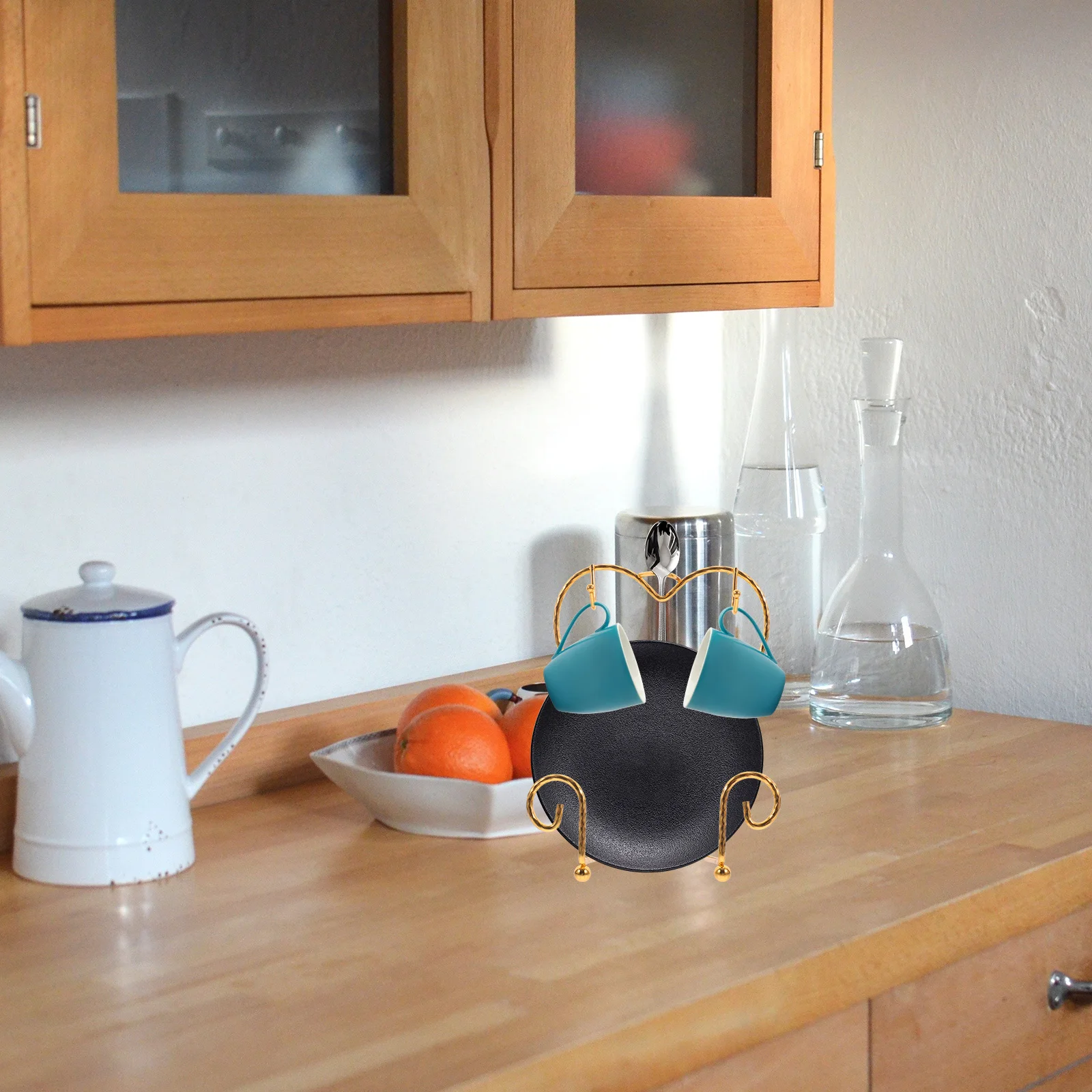 

Iron Cup St Display Rack Golden Plate Display St St s Coffee Mug Showing St Travel Storage ganizer Dish Holder