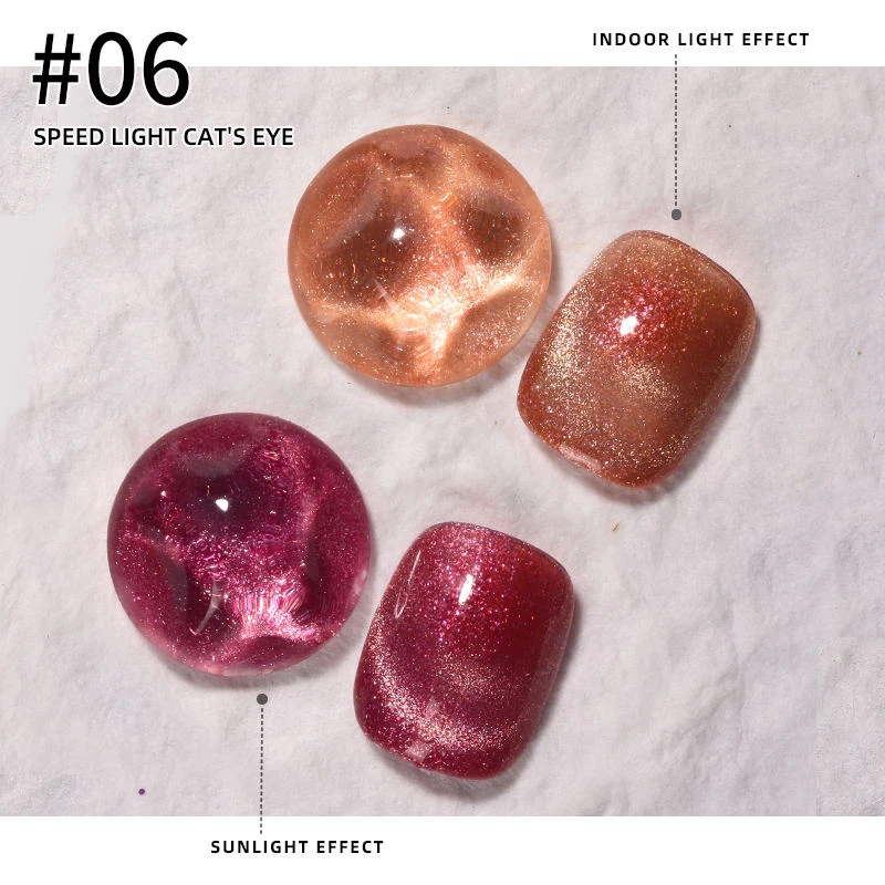 JTING, 1 unidad, 15ml, 6 colores, luz de velocidad Variable, esmalte de uñas en Gel para ojos de gato, cambio de Color Uv, decoración de uñas, colección de Gel para ojos de gato