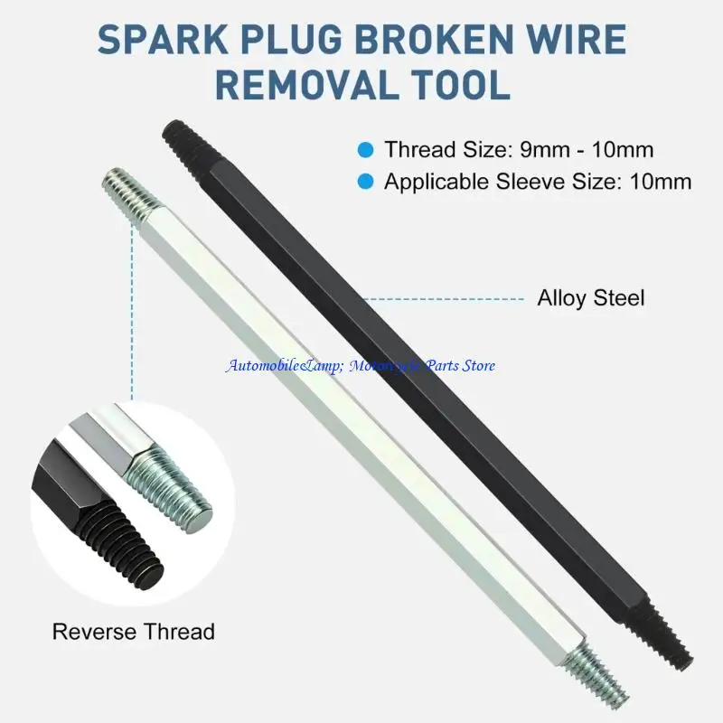 H7BD Automotive Broken Sparks Plug Extractor Tool With High Precise Reverse Thread Technology For Efficient Auto Maintenance