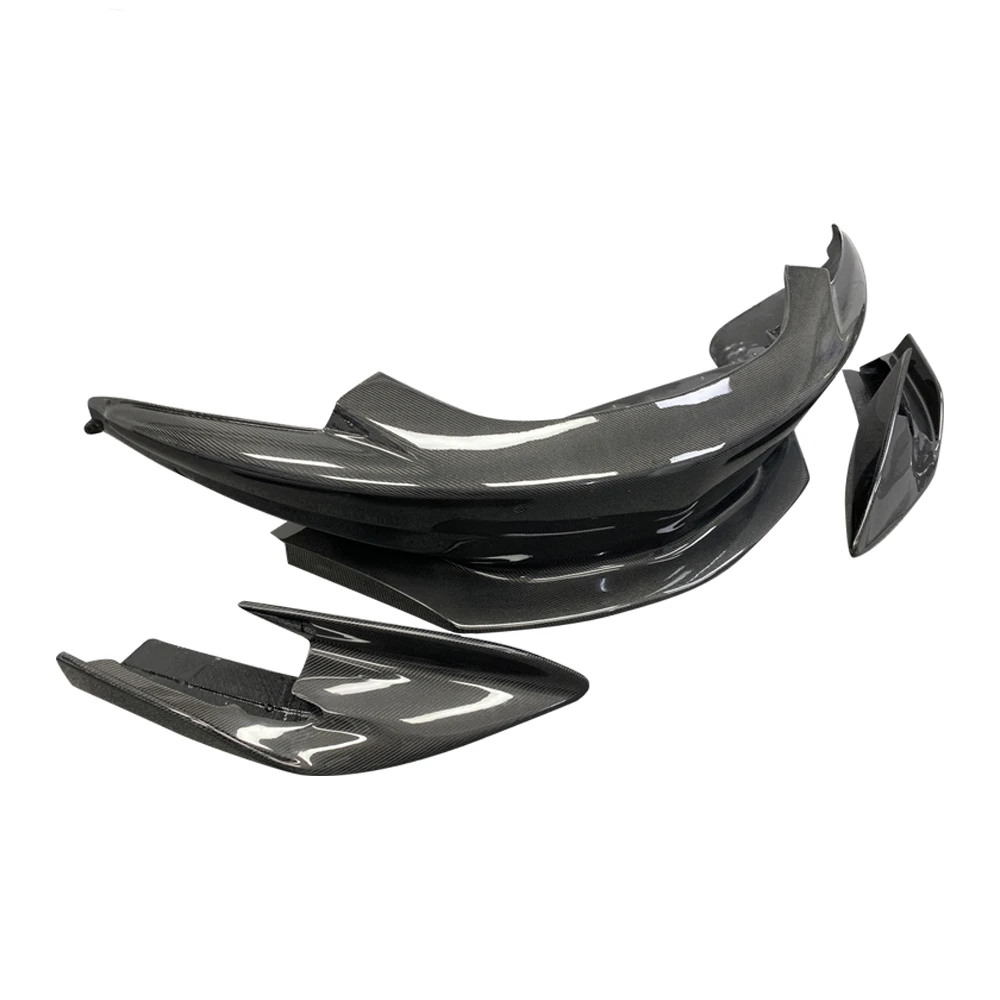 High gloss 600LT style carbon fibre body kit front bumper front lip front diffuser for McLaren 540C 570S 570GT