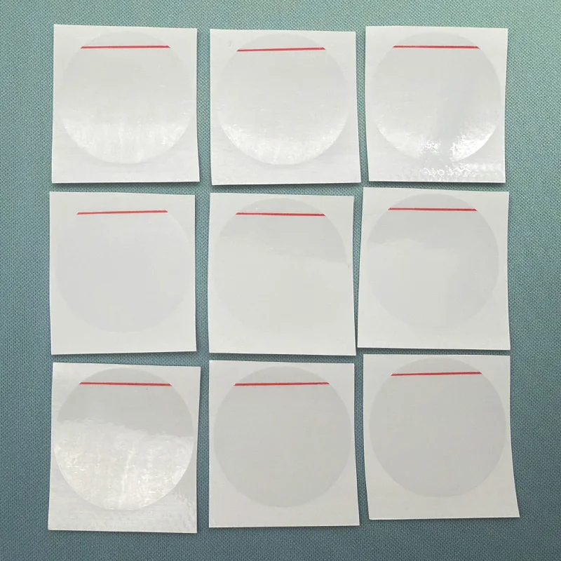 20pcs/50pcs Watch Case Back Cover Waterproof Sticker Bottom Cover Film Dia 16mm-44mm Dustproof Waterproof Film Watch Case Parts