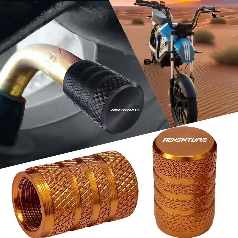 

For 2019-2024 KTM Knurling Style Dust Caps Stem Cover Tire Valve Cap Aluminum Tire Wheel Stem Air Valve Cap accessories
