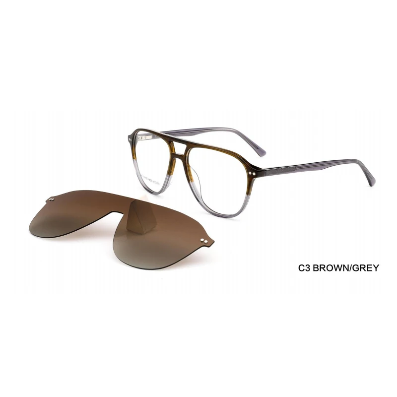 Ceofy Men Clips Magnetic Polarized Sunglasses Optical Fashion Glasses Frame Stylish Brand Design Men Eyeglasses