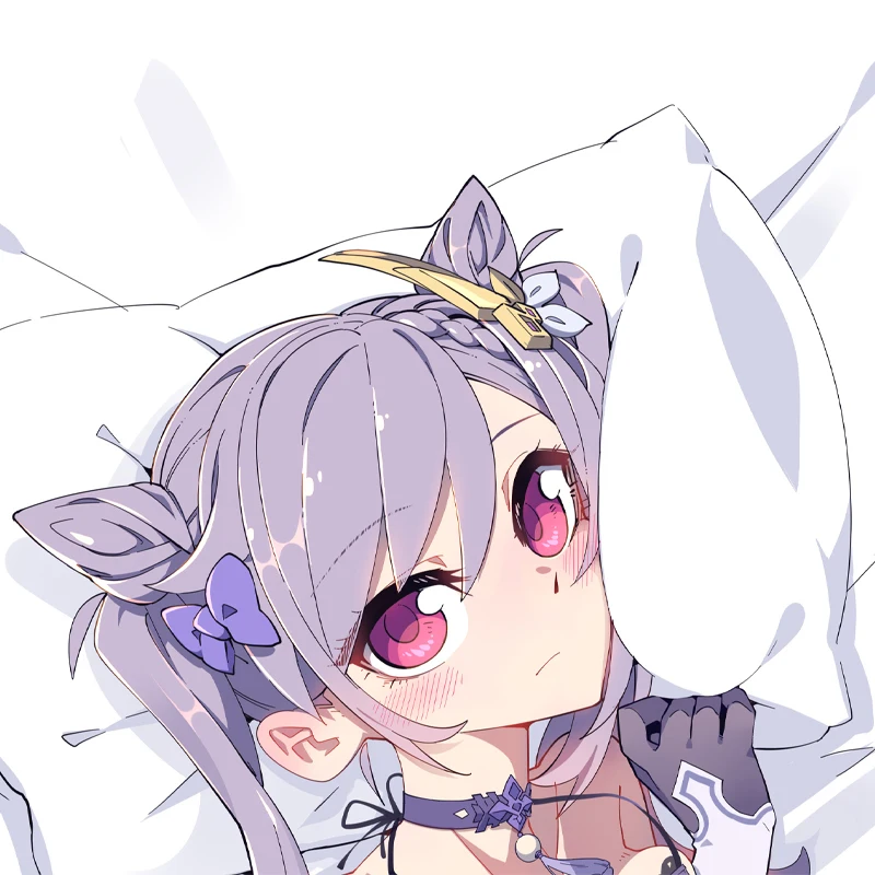 

Dakimakura Anime Pillow Cover Keqing Double Sided Print 2Way Cushion Cover Xmas Gifts