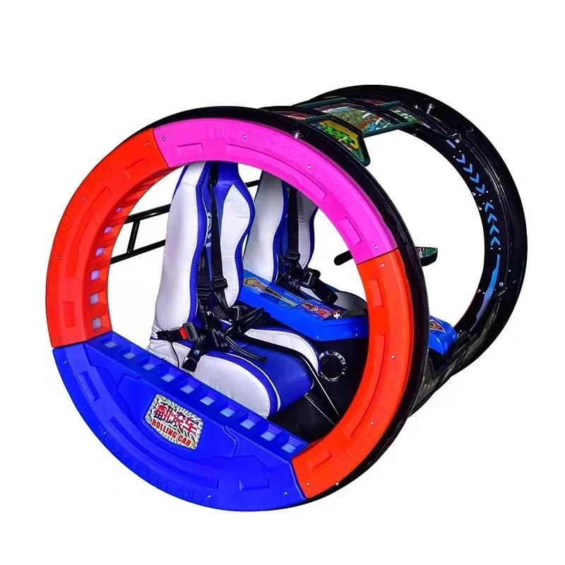 

Outdoor playground electric balance car for Kids rollover car 360 degree Happy Rolling car