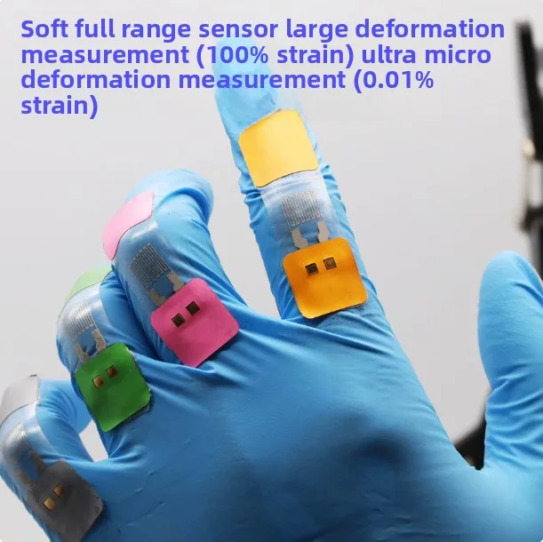 Stretchable strain sensor for soft robots/wearables/e-skin