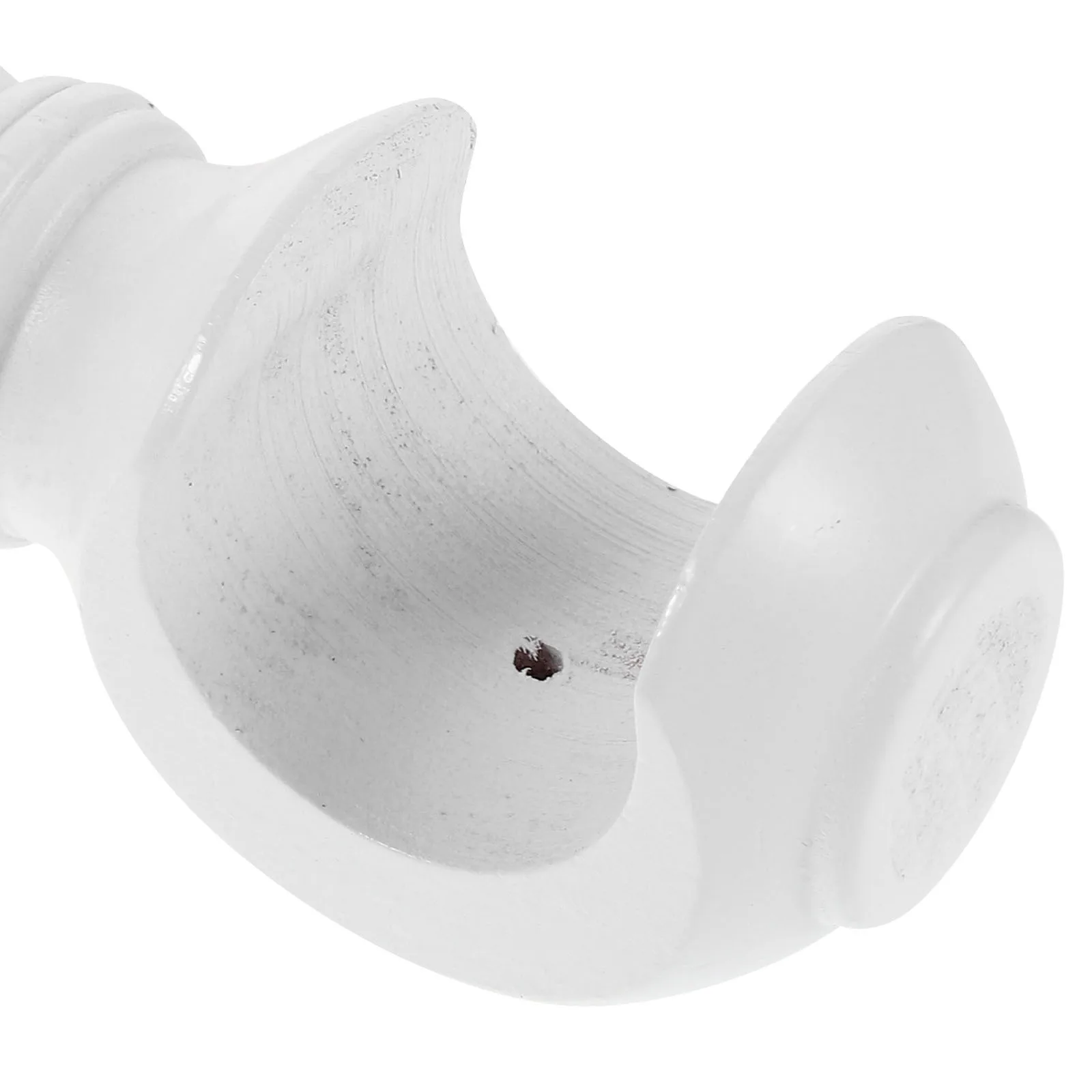 2Pcs Wooden Curtain Rod Brackets Sturdy Support Elegant Design for Bedrooms Living Rooms Interior Styles Curtain Wall Hooks