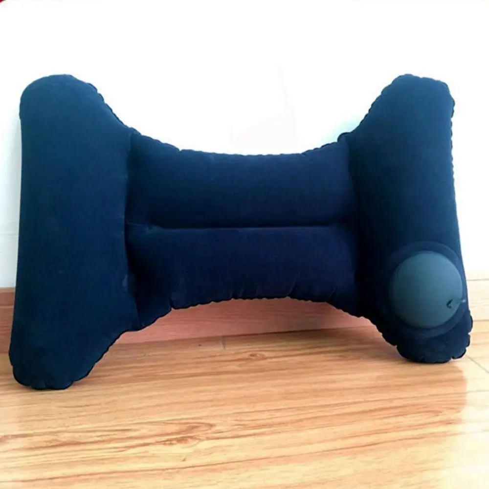 Press Type Inflatable Waist Pillow H Shape Waist Protection Lumbar Cushion Comfortable Quick self Inflation Waist Support Pad