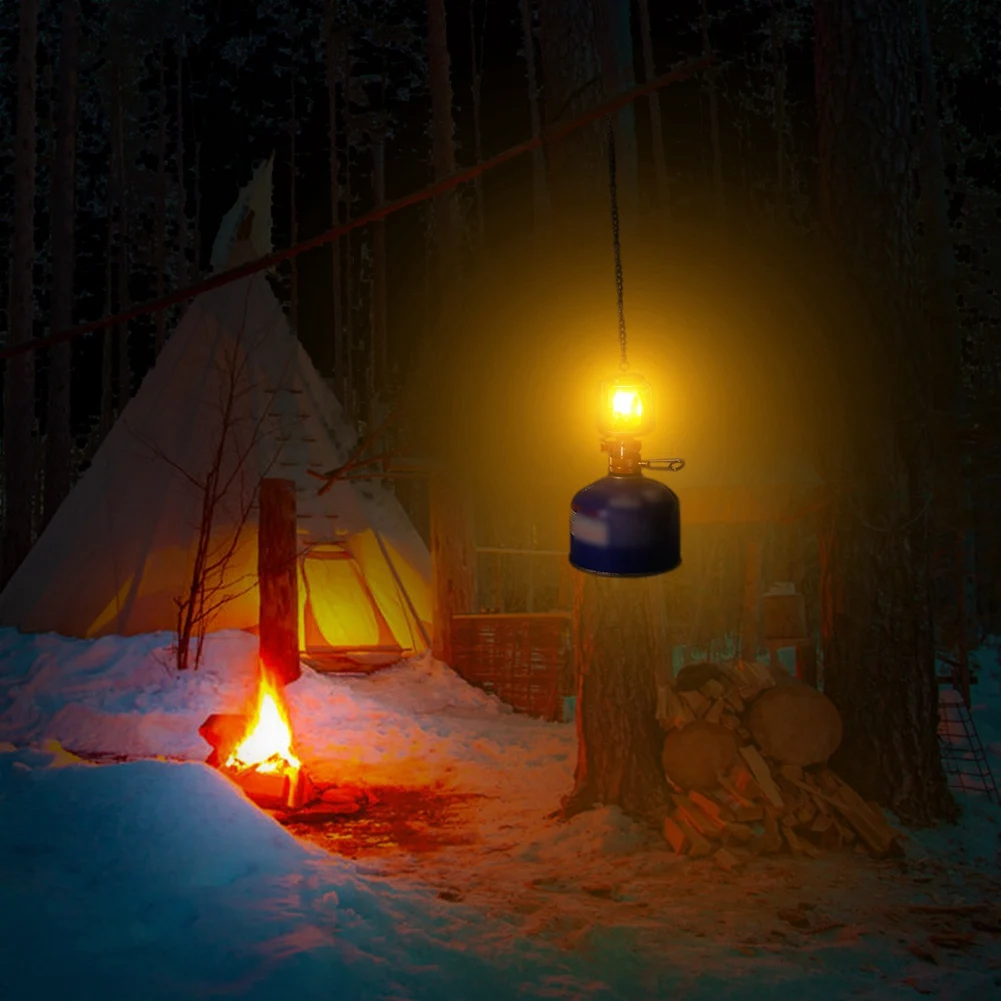 GEFENSI ABUP-2X Outdoor Camping Gas Lantern Portable Mini Gas Light Tent Lamp Torch Hanging Lamp For Camping Hiking