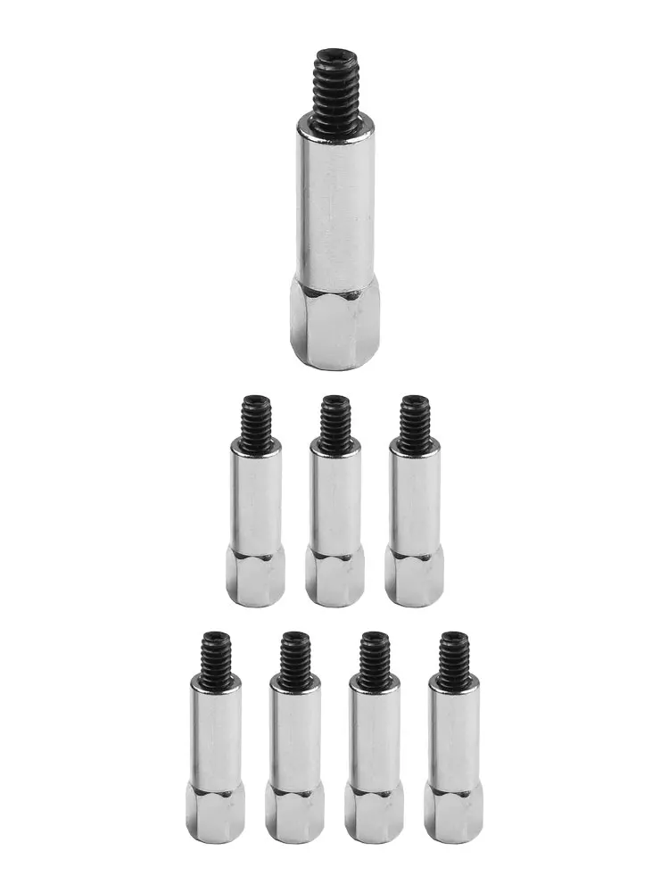 

8 Pcs Chrome Valve Cover Studs for Chevy V8 Engines 283 305 327 350 383 Reliable Fasteners for Engine Installation