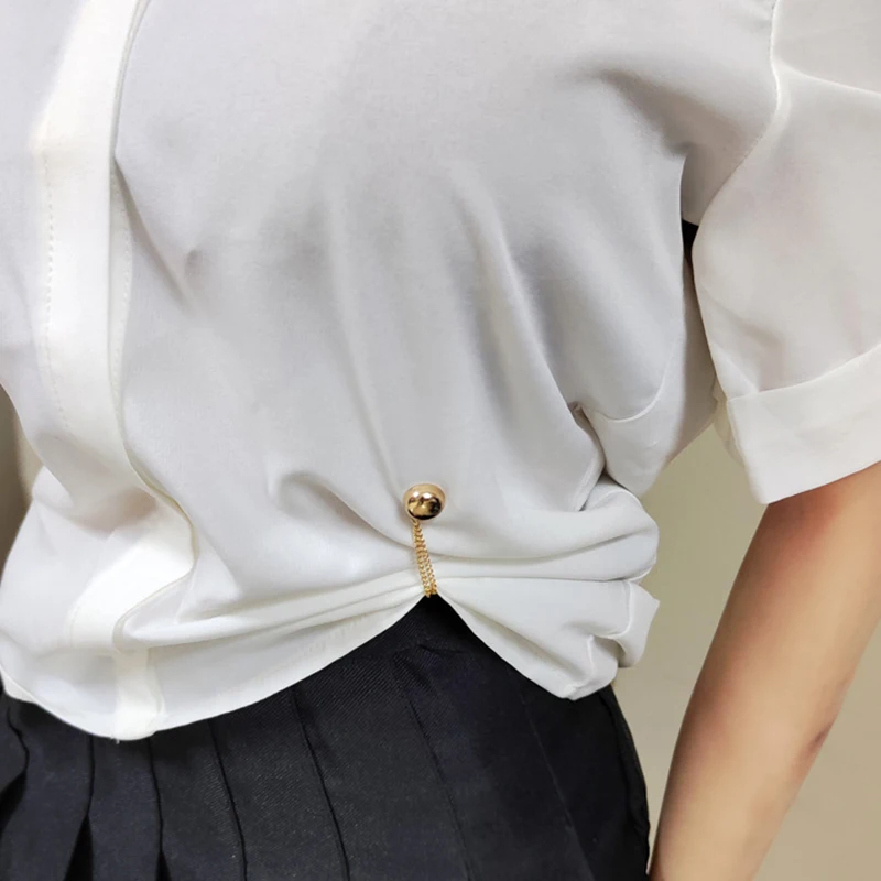 Exquisite Chain Magnetic Buckle Clothing Clips Nail-Free Trouser Scarf Cuff Buttons Sewing Supply for Fashion Accessories