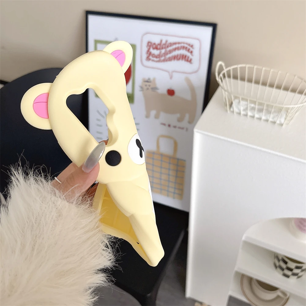 Soft Silicone 3D Cute Bear Candy Color Case For Samsung Galaxy S25 S24 Ultra S23 Plus Lens Protection Shockproof Bumper Cover - náhled 4