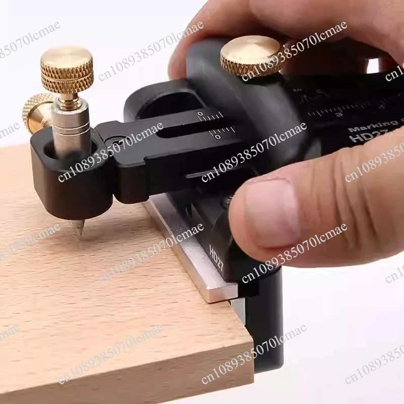 HD-27 woodworking scriber, aluminum alloy, high-precision single-rod scriber, multifunctional measuring tool