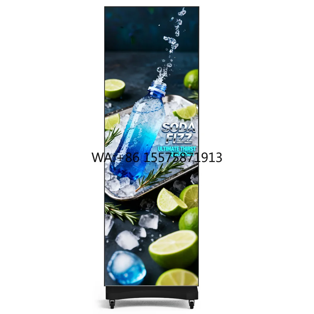 Eco-friendly Materials Poster Led Display Screen P2.5 Foldable Led Screen  for Exhibition Centers