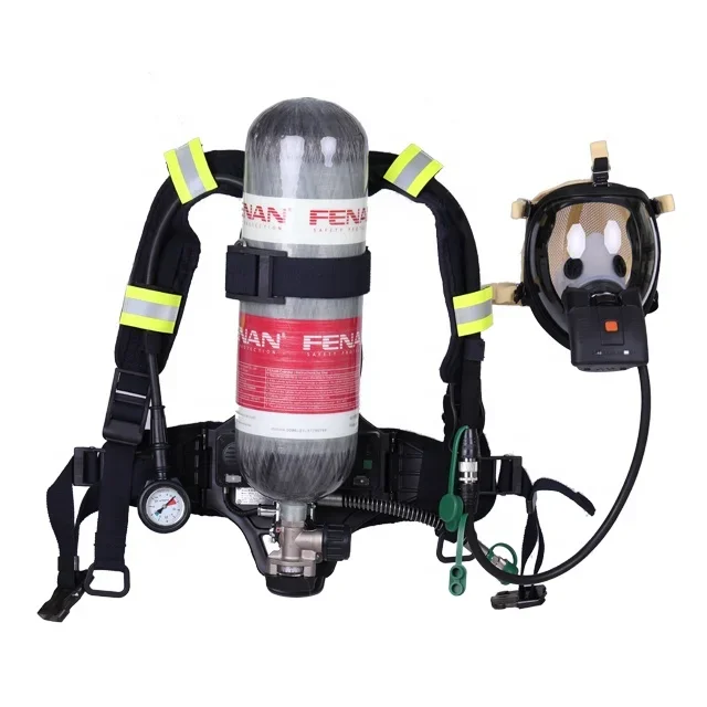 Firefighter Self-rescue Portable Cylinder Self Contained Oxygen Breathing Apparatus Scba With HUD Display