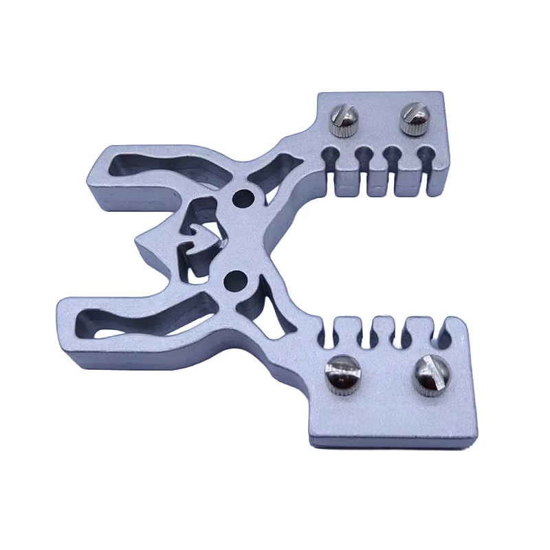 Cat Beast Aluminum Alloy Bow Head Flat Round Dual-use Rubber Band Set Fast Pressure Large Bow Head Outdoor Slingshot Frame view 6