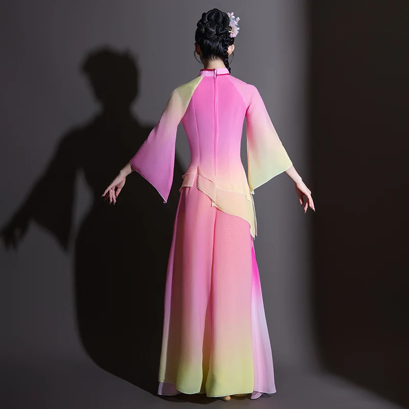 Costumes de danse classique pour femmes, vêtements Yangko élégants avec broderie imprimée pour adultes, costume de danse nationale, nouvelle collection 2025