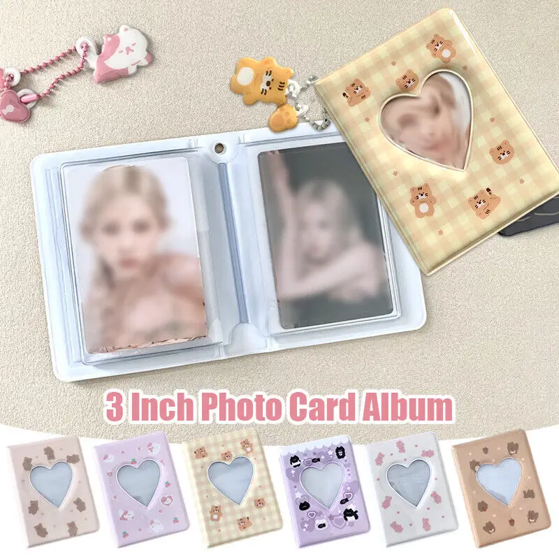 3Inch Kpop Photocards Binder Photo Card Album Kpop Card Collect Book Idol Love Picture Scrapbook Collector Book Packing Supplies