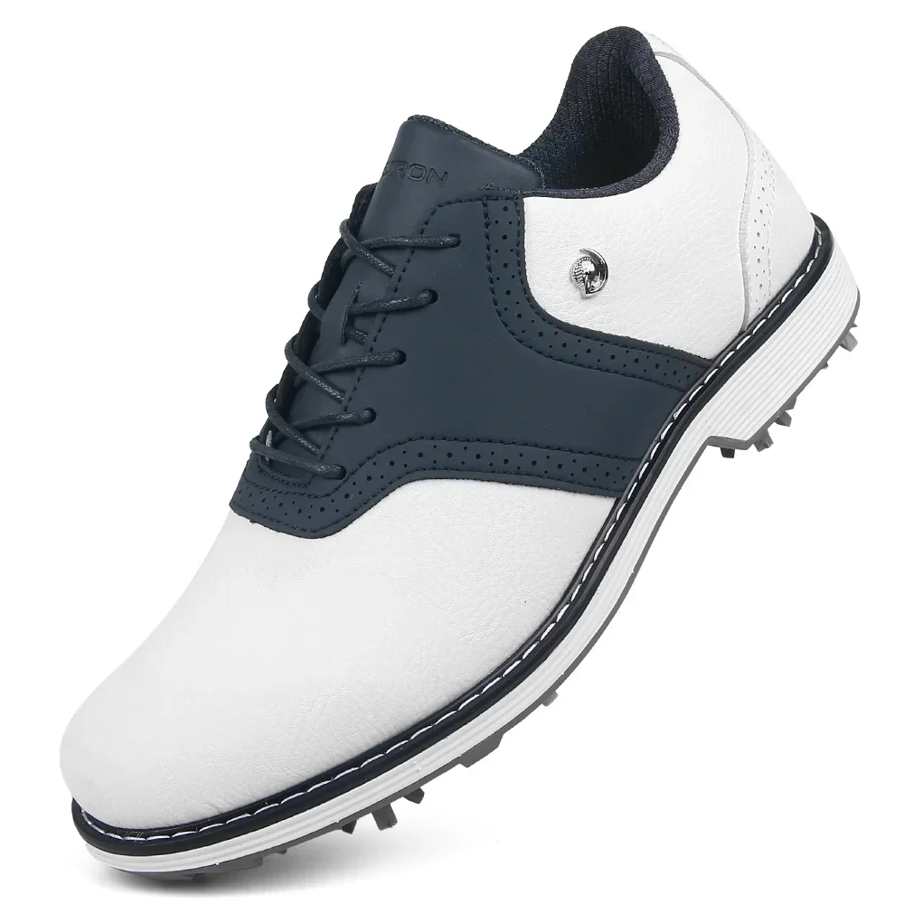 Neue professionelle Golfschuhe mit Spikes für Herren, luxuriöse Golfsneaker, bequeme Gehschuhe – Detail 17