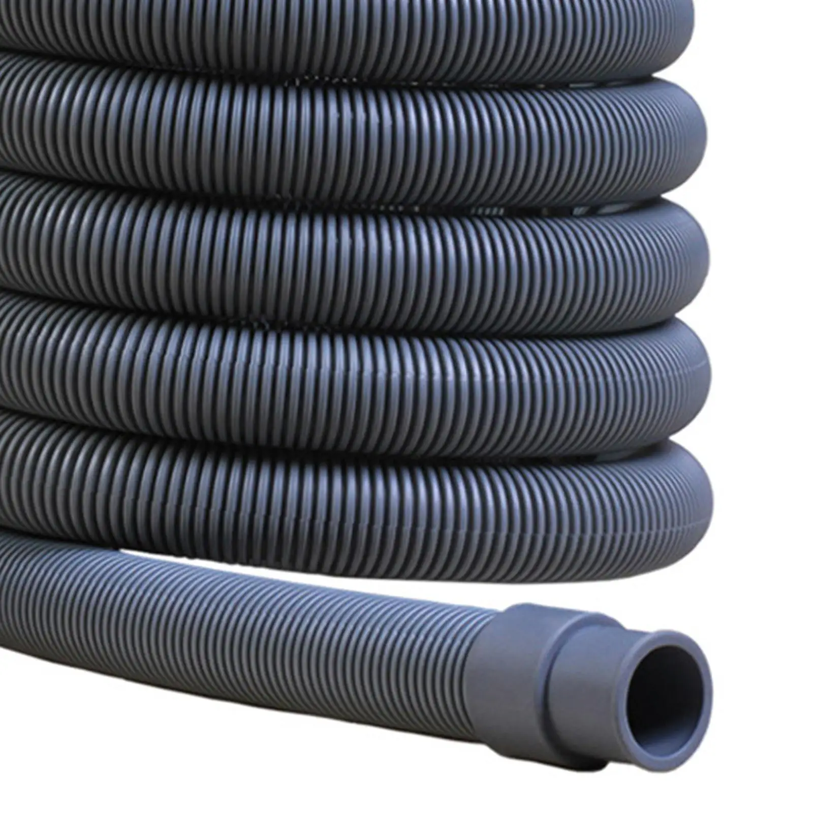 Flexible Corrugated Washing Machine Hose Drain Extension Stretchable Waste Outlet Pipe for Home Appliance Use