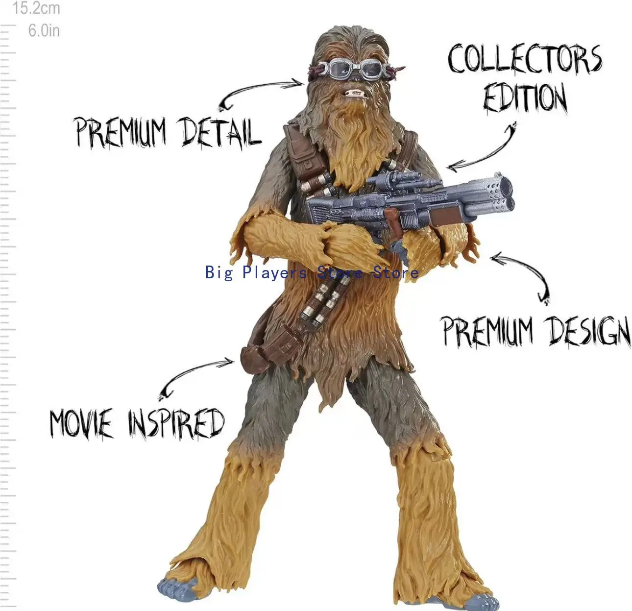 

Фигурка Чубакки из серии Black Box от Hasbro Star Wars, 6 дюймов