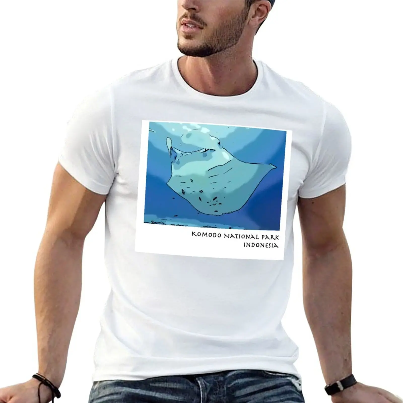 Manta Ray T-Shirt Work Duty Casual T-Shirt
