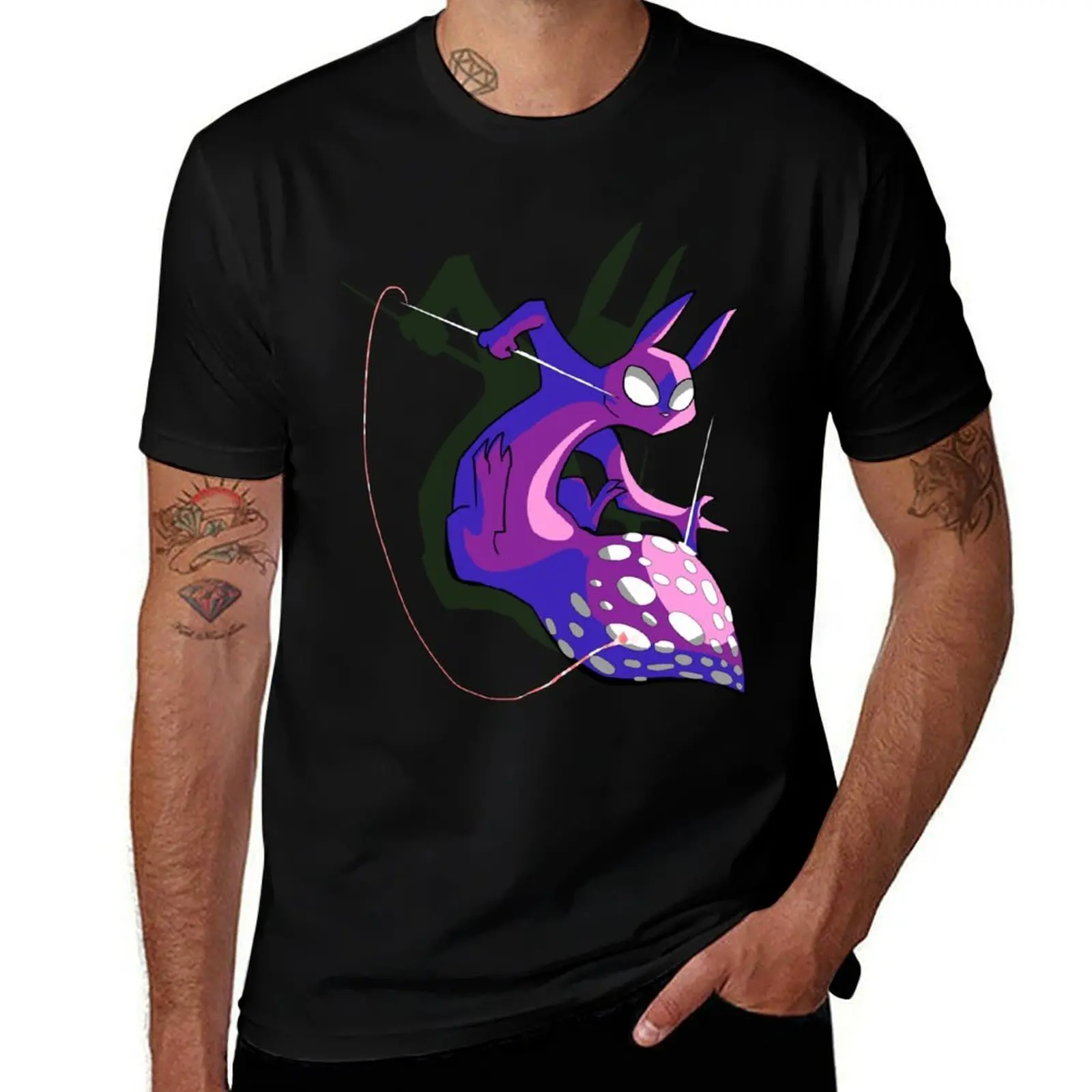 

Rain World Downpour Slugcat Spearmaster T-Shirt cotton tshirt 100% t shirt man casual T-Shirt