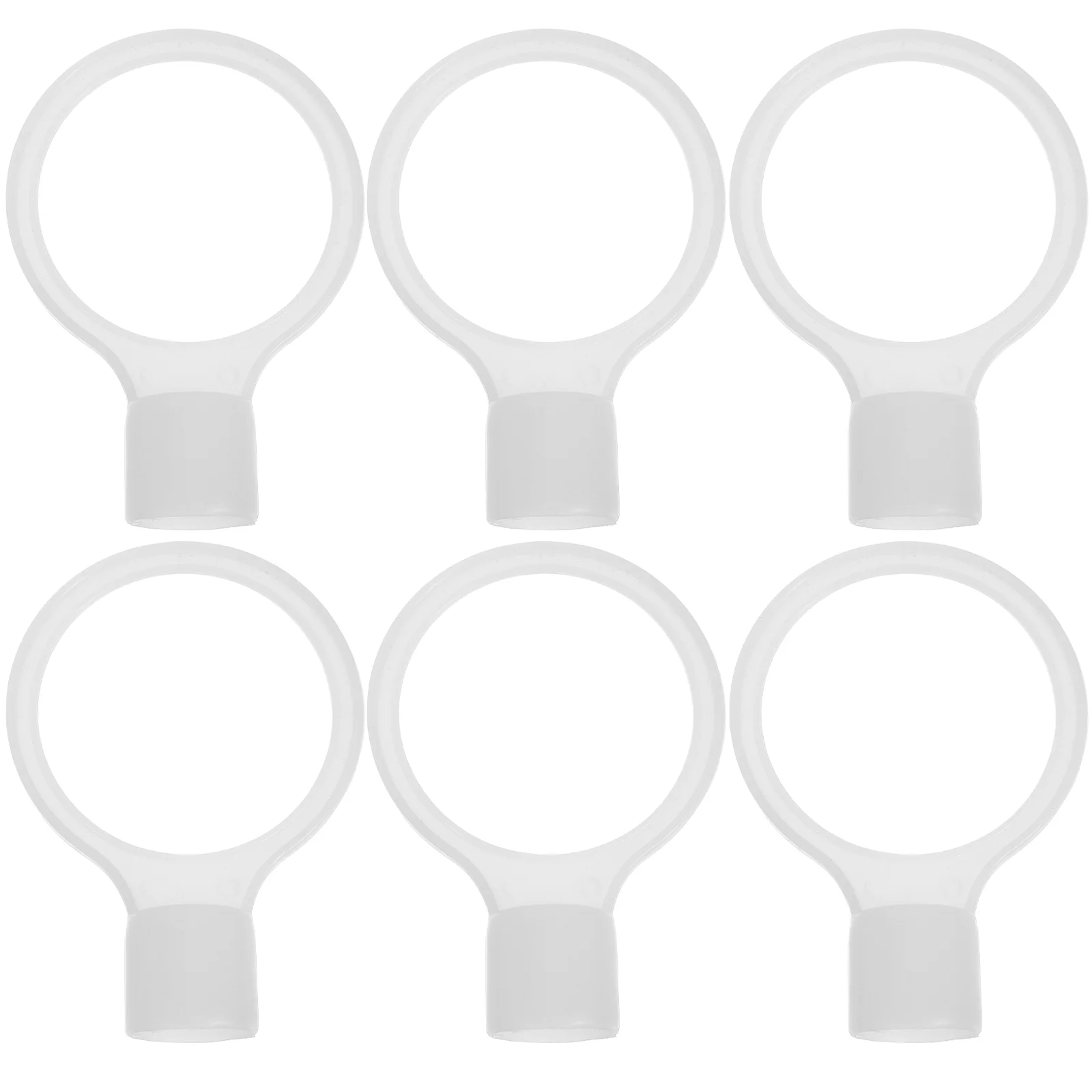 6pcs Road Caution Cones Connectors Caution Cones Connectors Emergency Cones Connectors For Construction Sites And Parking Barrie