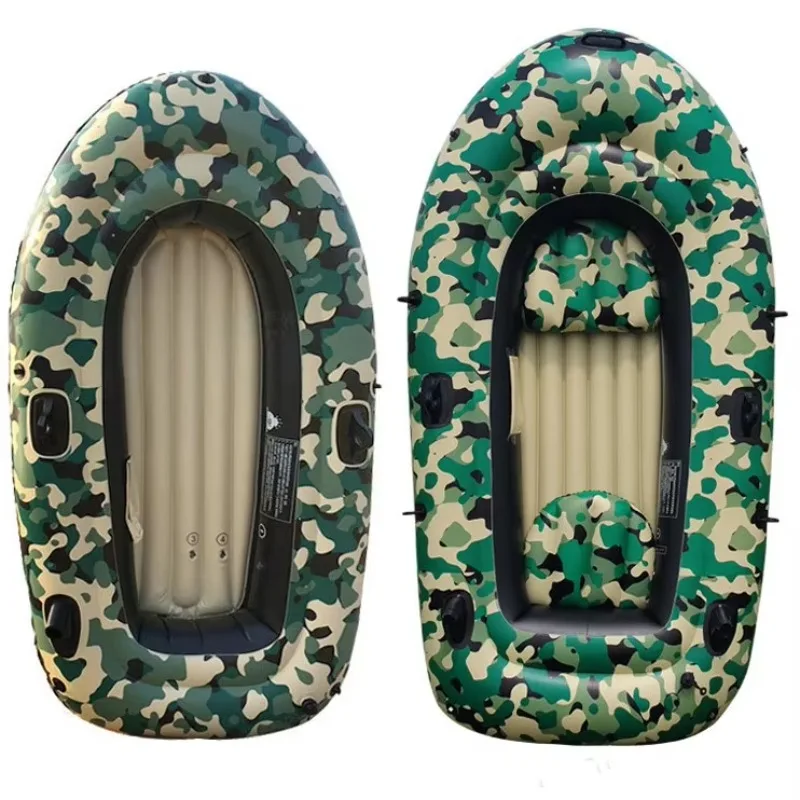 Airo Camouflage 2 Person Inflatable Fishing Boat Inflatable Kayak