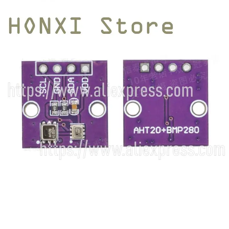 1 pz AHT20 + BMP280 modulo pneumatico tipo sensore di pressione atmosferica digitale ad alta precisione di temperatura e umidità