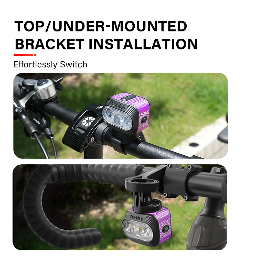 NEW arrival TOWILD BLMINI Bicycle Lights With Focus/Flood Beam 1000LM Rechargeable LED Bike Light IPX6 Compact Headlight
