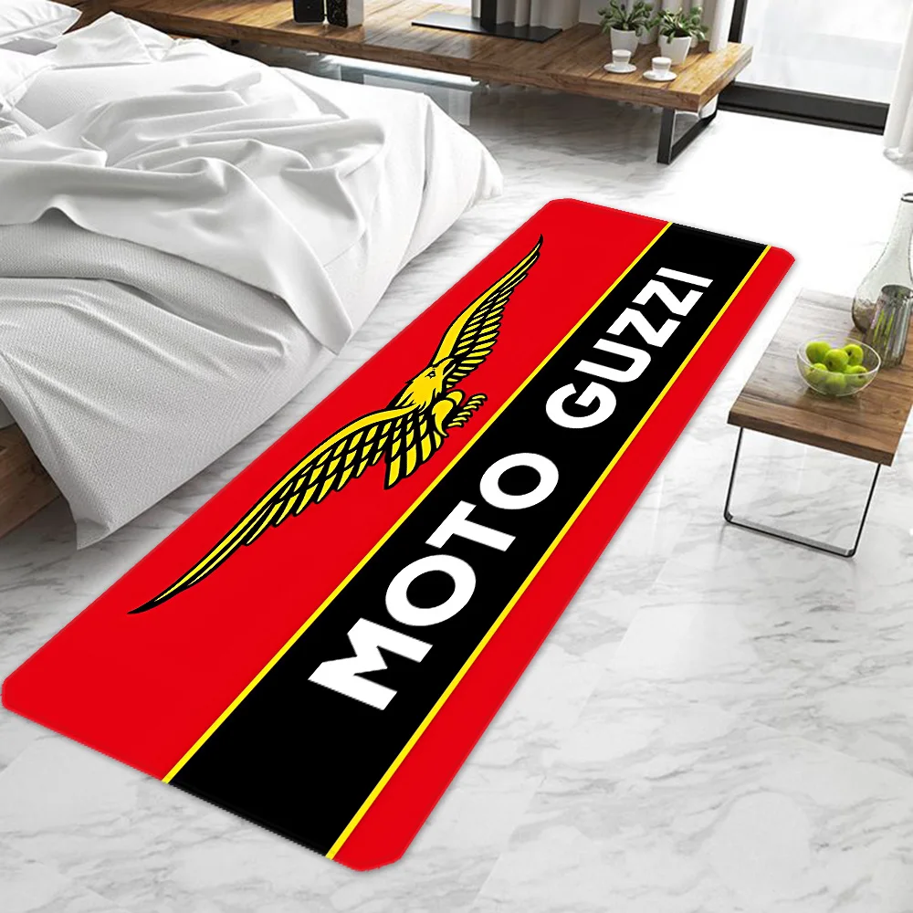 Italy Moto G-Guzzi Motorcycle Door Mat Entrance Doormat Non-slip Washable Kitchen Carpet Living Room Hallway Rugs Door Mats Bath