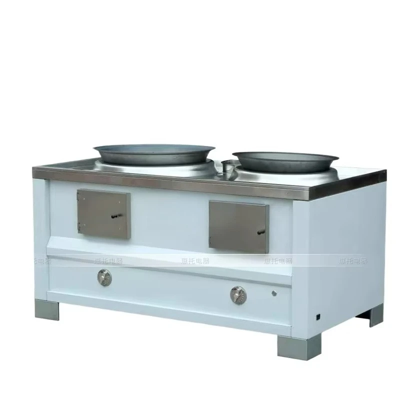 yjq household stainless steel stove wood stove energy-saving large iron pot wood stove self-built house