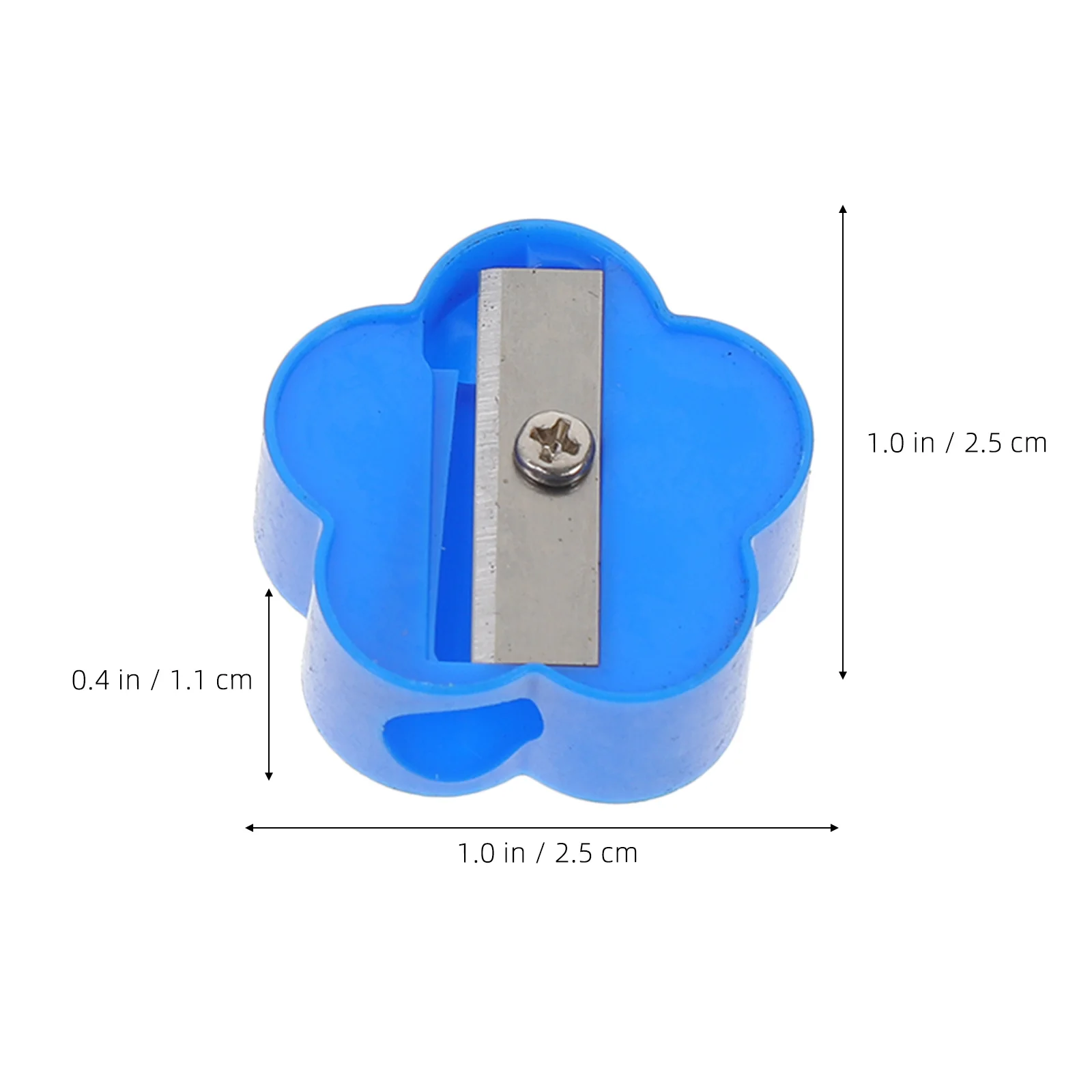 

40Pcs Portable Pencil Sharpeners Manual Kids Handheld Sharpeners for School Artists Students Bulk Colorful Kids Pencil Sharpener