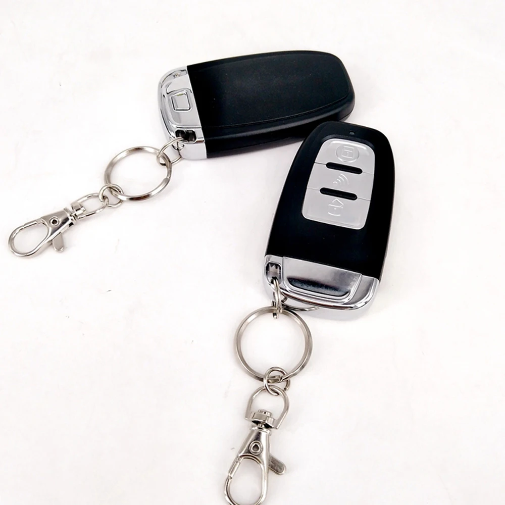 

9Pcs Car SUV Switch Keyless Entry Engine Start Alarm System Push Button Remote Starter Stop Auto Anti-theft System