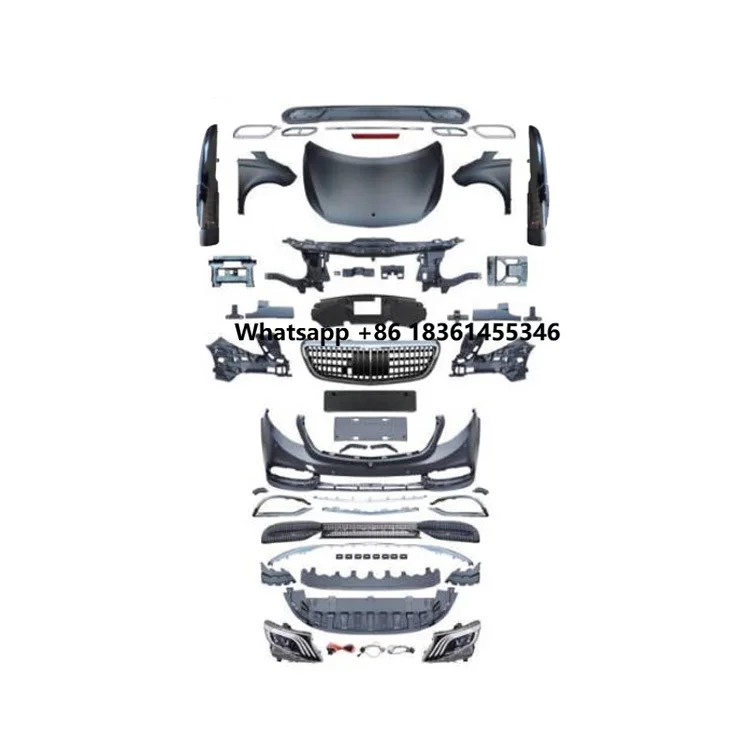 

2003-2016 Facelift W447 Vito Style Headlights Tail Lights Fenders Hood Body Kit Bodykit For Via