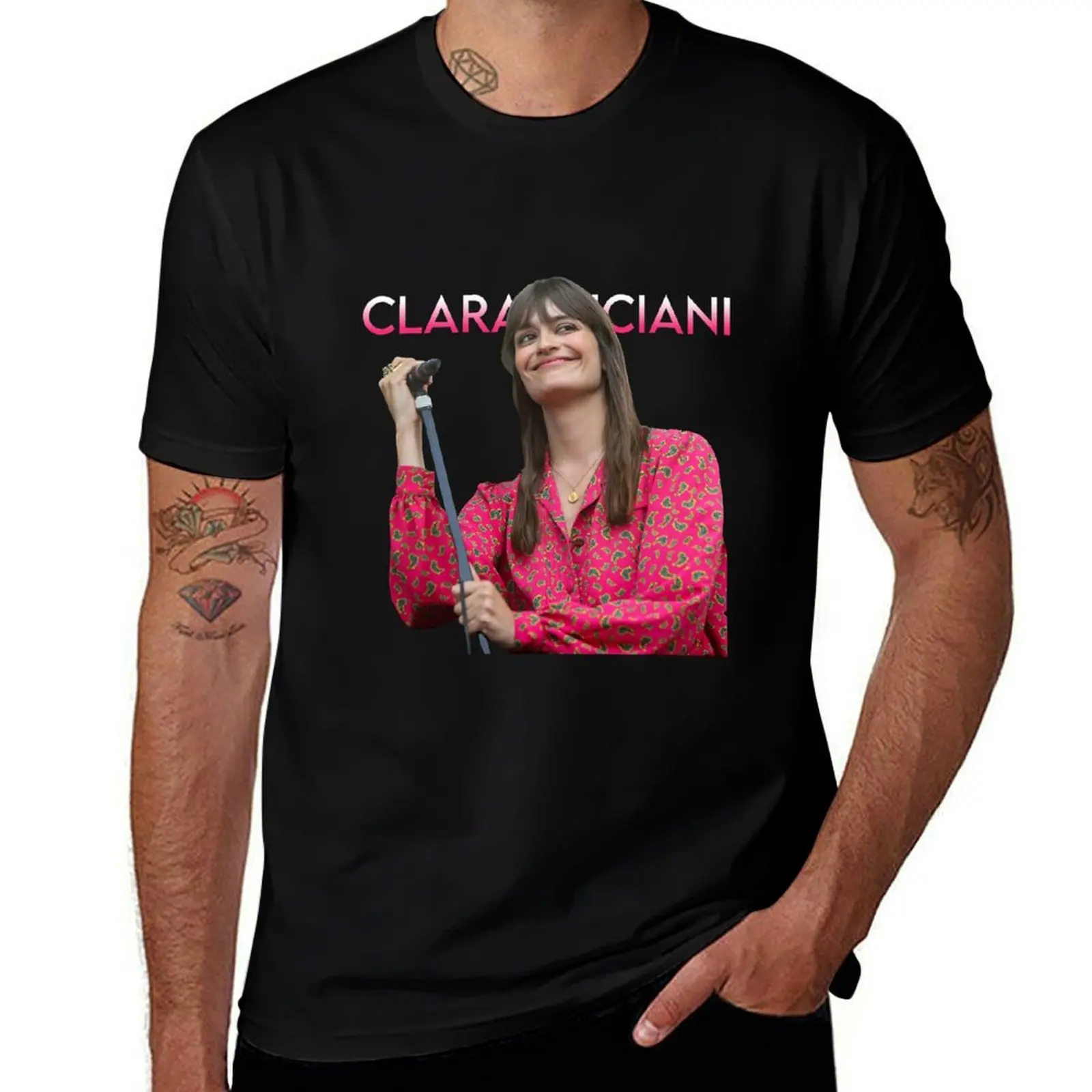 

Clara Cur Luciani On Stage T-Shirt anime t shirts oversize t shirts for man cotton T-Shirt