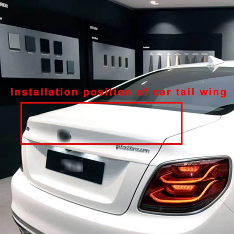 

Car Universal Electric Rear Spoiler Wing Trunk Tail Remote Control Modification Accessorie For Kia K9 2013-2021 2017 2020