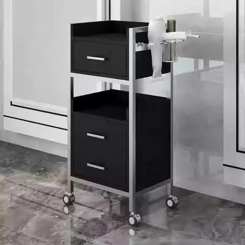 

New Hairdresser's Cart and Hairdresser's Special Dyeing and Perm Cart Multifunctional Shelf Barber's Tool Cabinet Wholesale