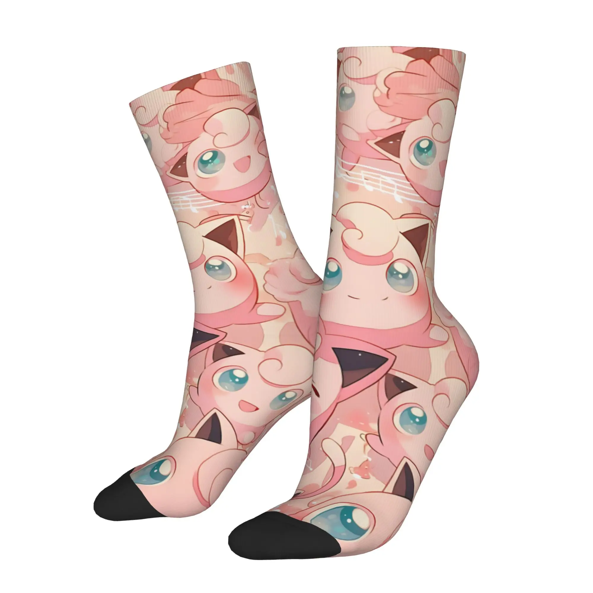 

Running Socks Vintage pokemon summer theme Desgin Crazy Men's compression Socks Unisex customized items Seamless Printed Sock