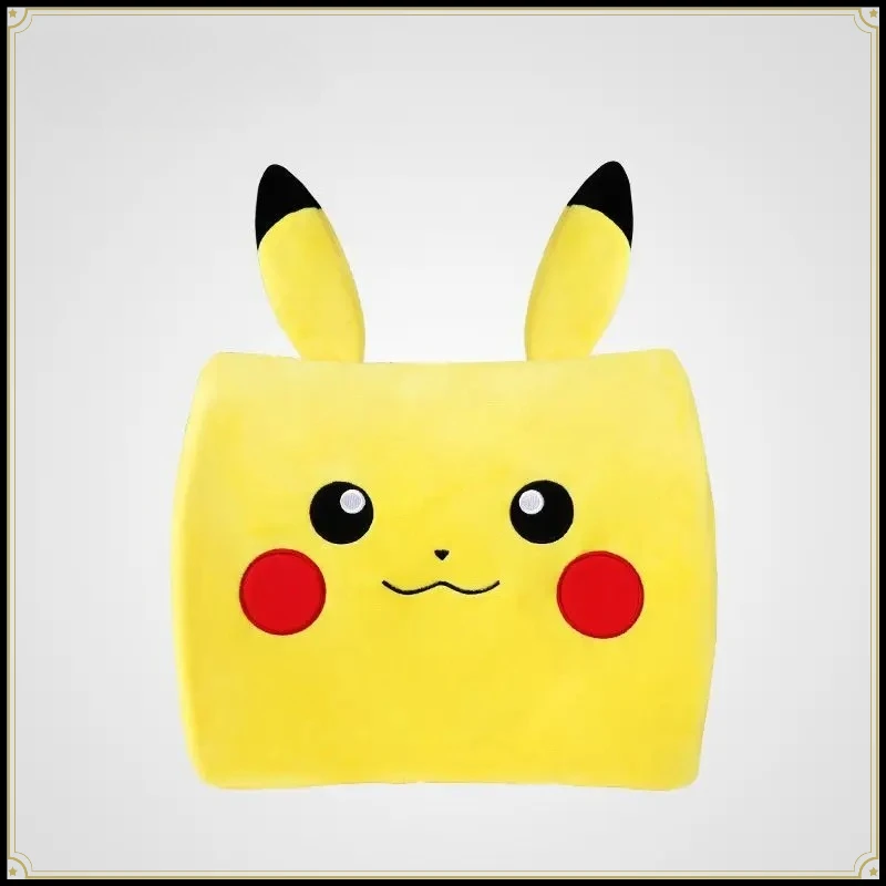 2026年新発売-ポケモン-ピカチュウ-メモリーフォームクッション-腰痛対策パッド-オフィス寮椅子汎用-背中保護-ソフトシートマット