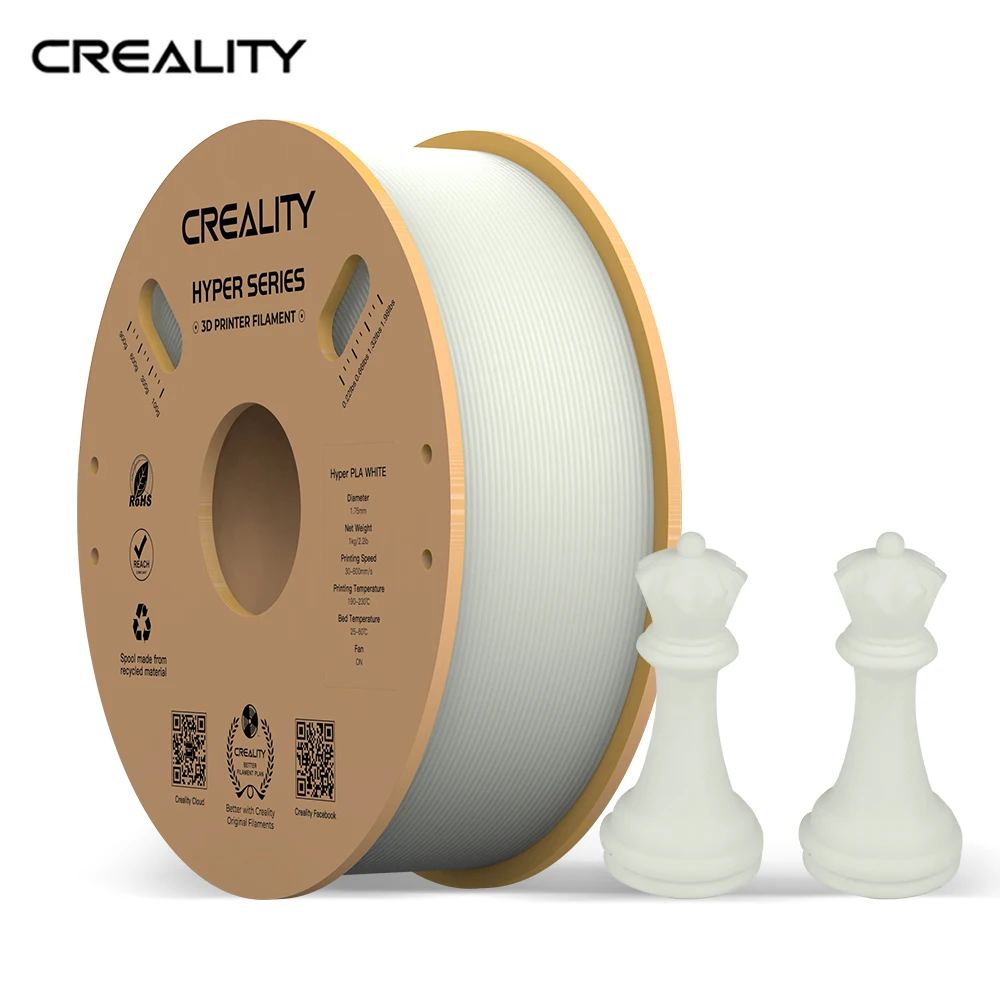 

Ceality 3D Hyper PLA Filament Series 1KG 600m/s High Speed Precision Faster Cooling Better Fluidity For FDM Printers Ender-5 S1