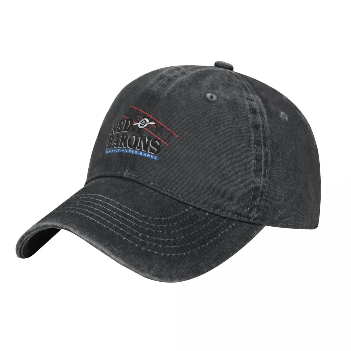 

Scranton/Wilkes-Barre Red Barons Cowboy Hat dad hat Ball Cap fishing hat Women's Hats 2024 Men's