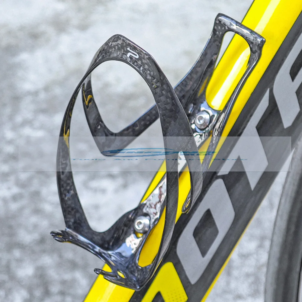 

PROMEND Bicycle Carbon Fiber Bottle Holder Mountain Bike Road Bike Carbon Fiber 23.5g Water Cup Holder with Screws