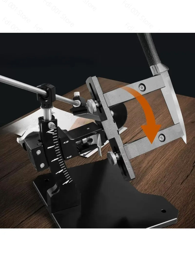 Guide sharpening system aluminum professional sharpener sharpening set with 3 diamond discs
