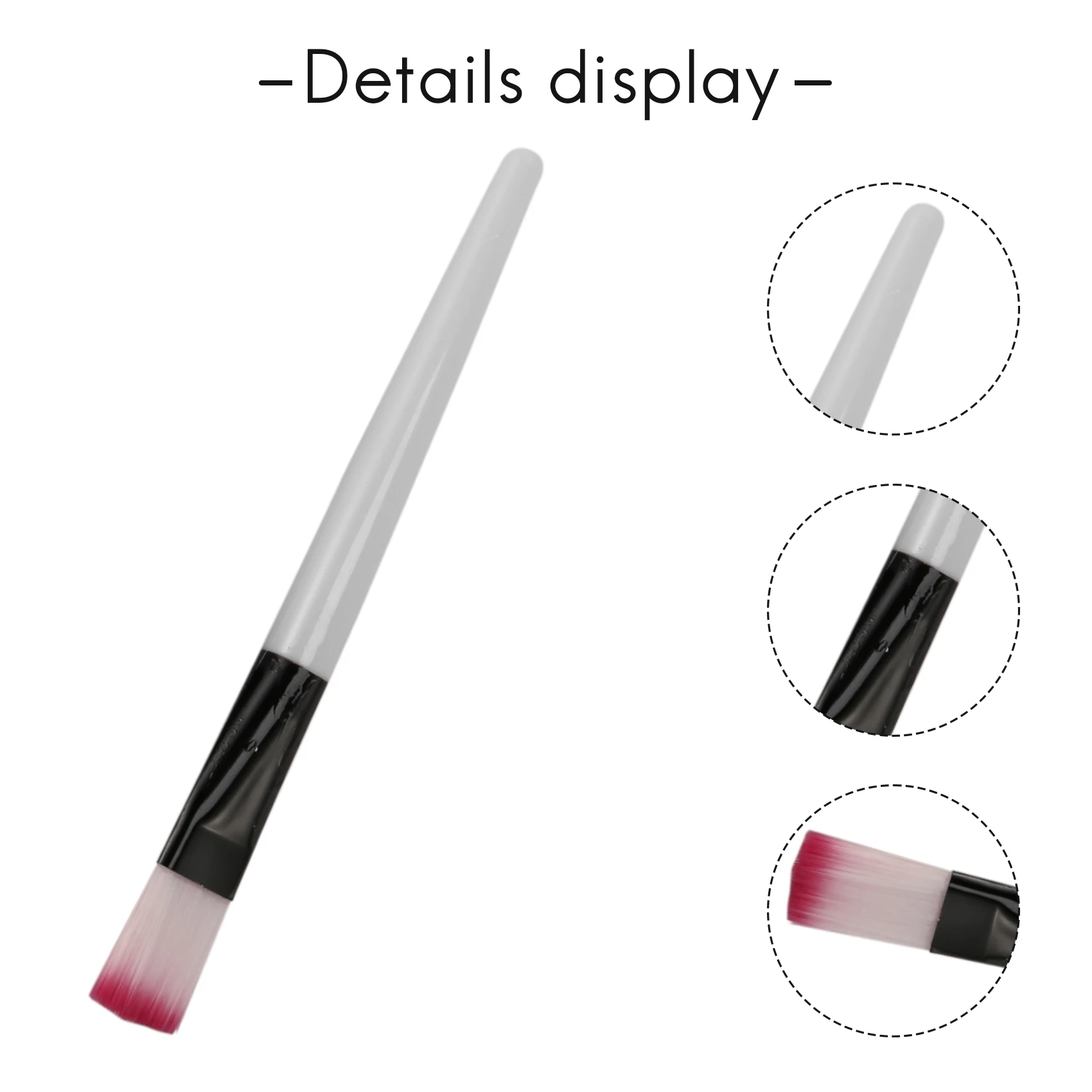 【COMELY】10 ชิ้นแปรงสีชมพูแปรงมาส์กหน้าบาร์สีขาวเครื่องมือแต่งหน้าดูแลผิว