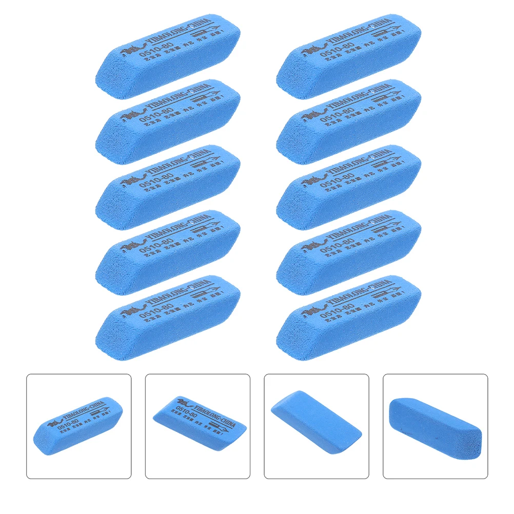 

12 Pcs Eraser Rust Removal Stick Guitar Cleaning Products Motherboard Bass Cleaner